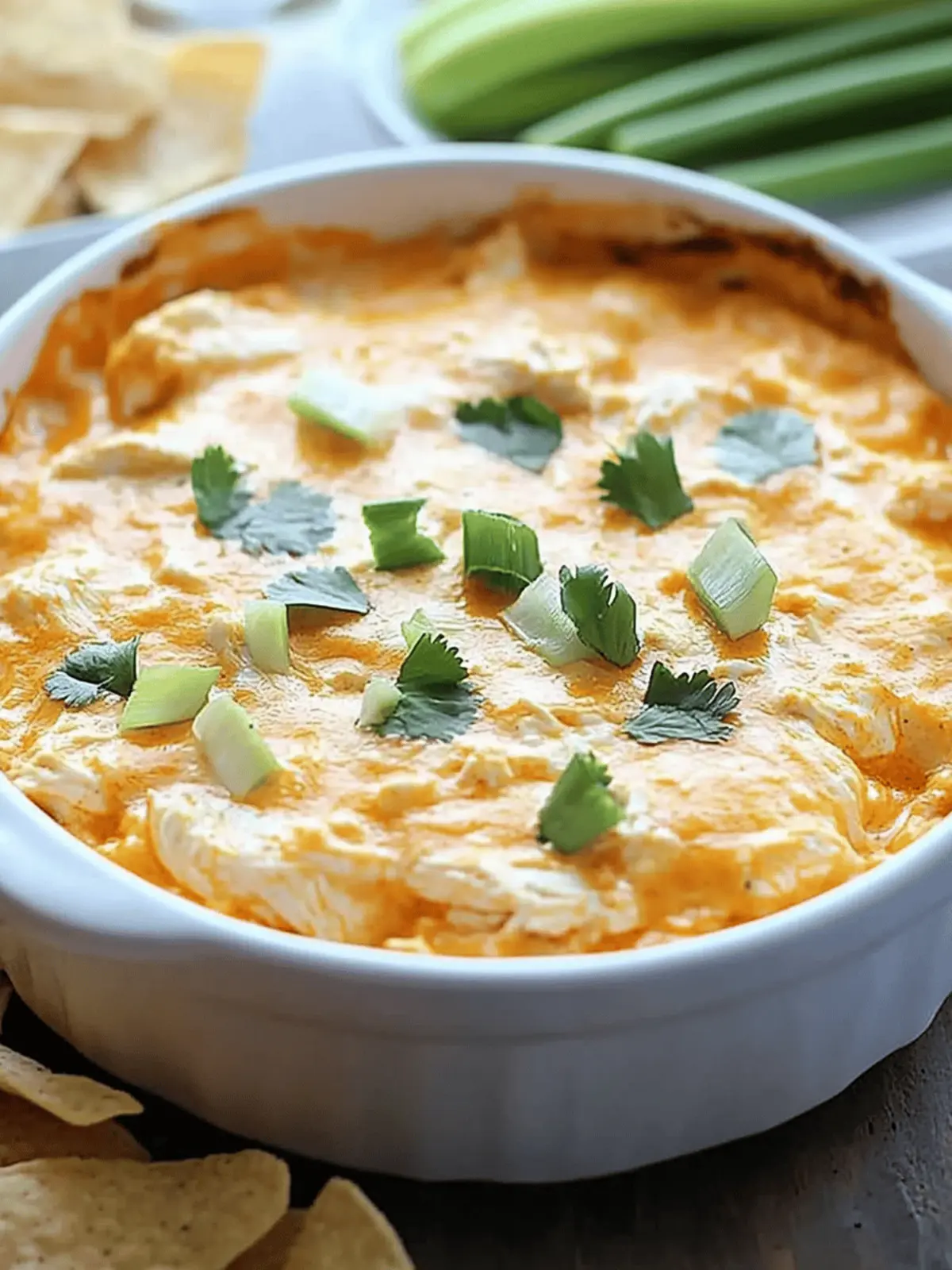 Crockpot Creamy Buffalo Chicken Dip
