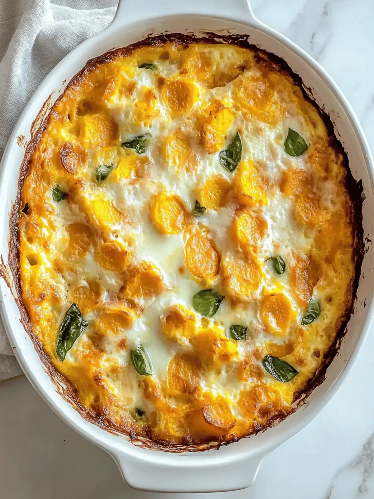 Sweet Potato Egg Casserole