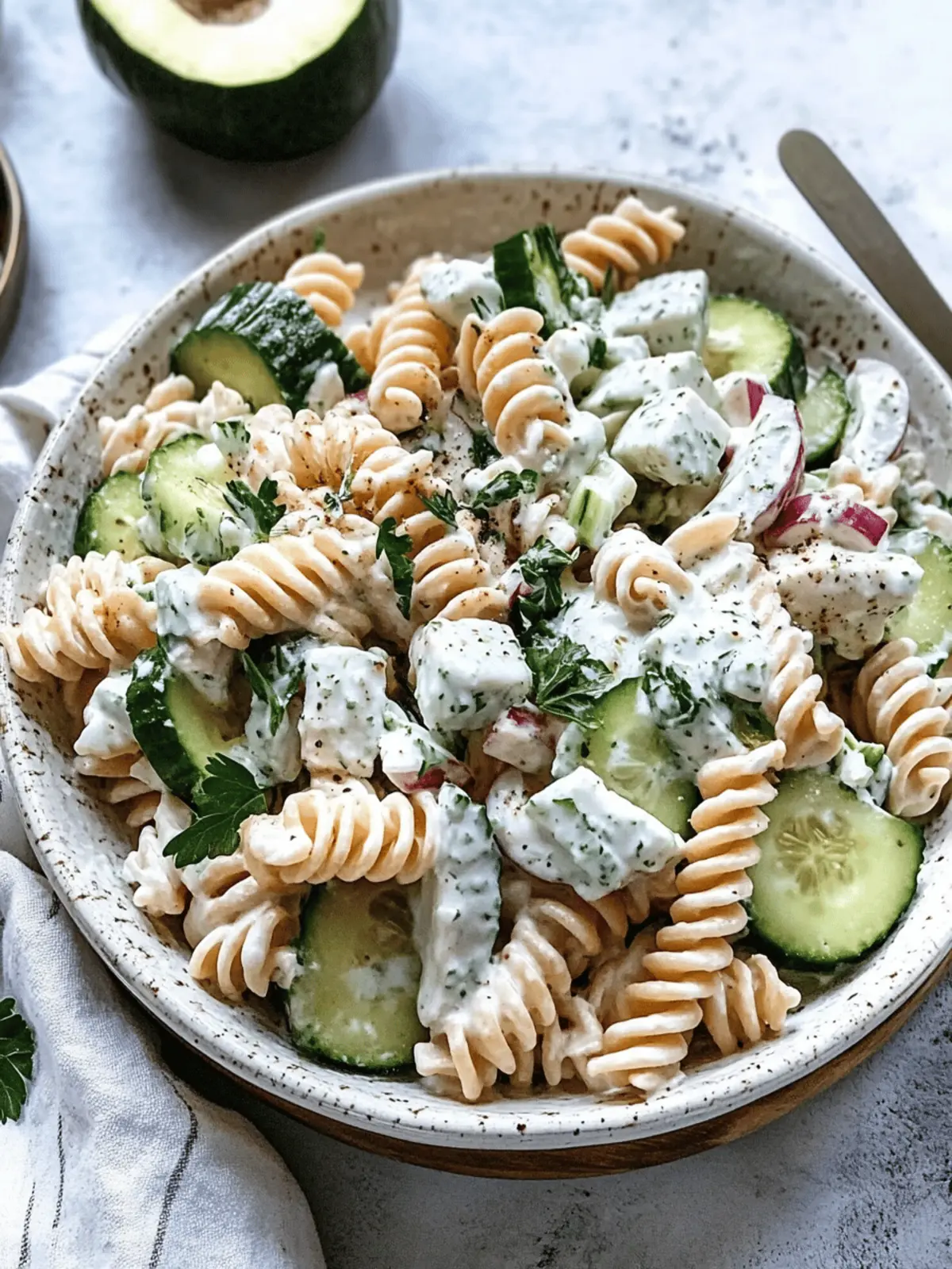 Tzatziki Pasta Salad: A Refreshing Summer Delight to Savor