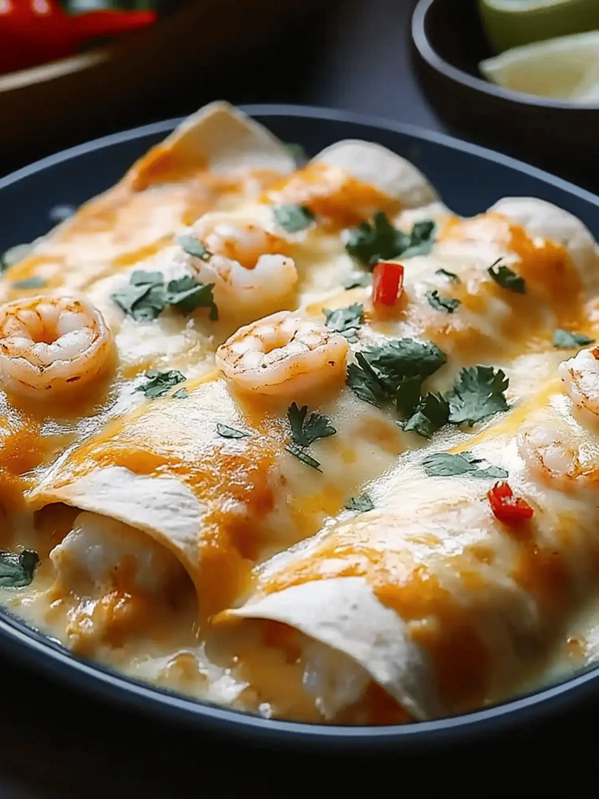 Creamy Shrimp Enchiladas That Will Wow Your Taste Buds