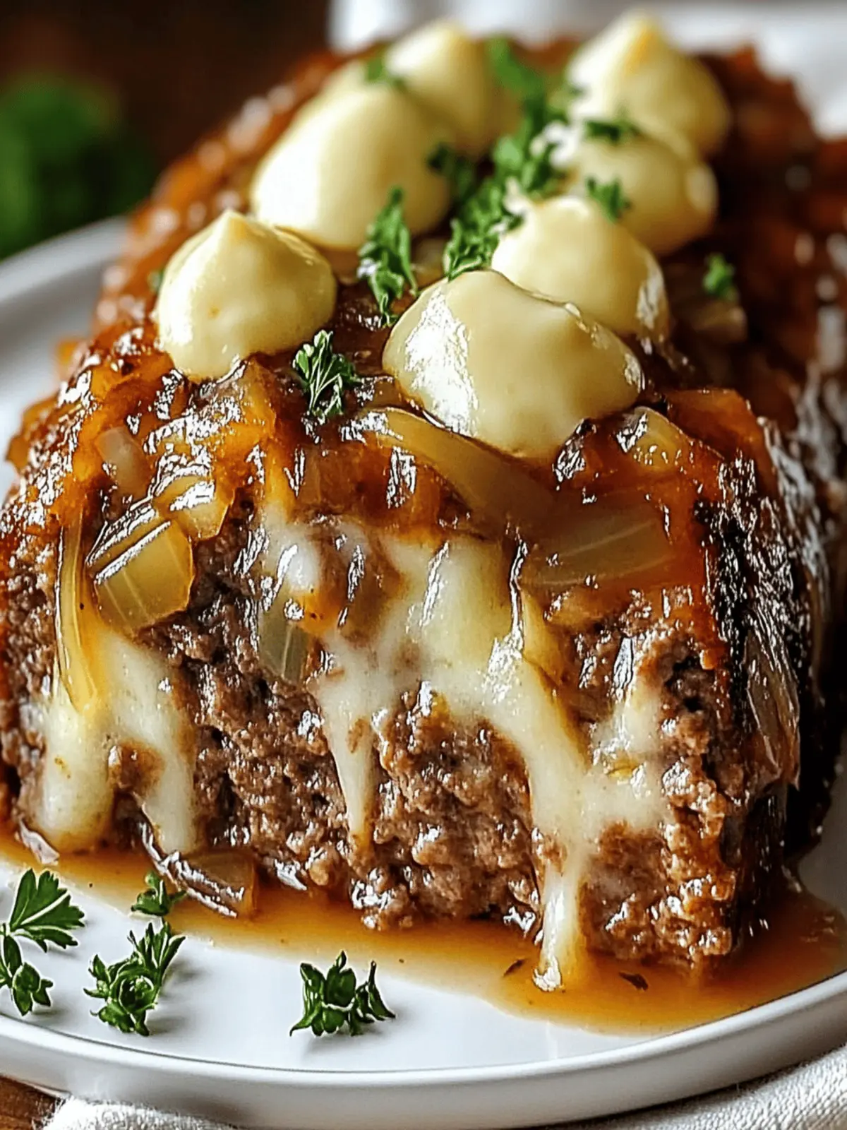 Savory French Onion Meatloaf to Elevate Your Dinner Game