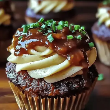 Bacon Wrapped Meatloaf Cupcakes