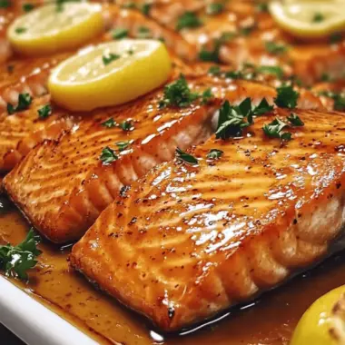 Maple Dijon Baked Salmon