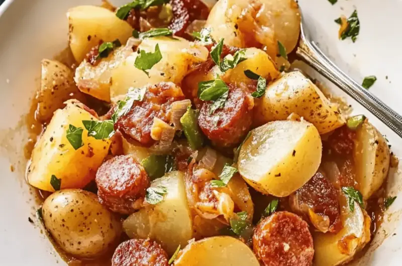 Swamp Potatoes and Sausage