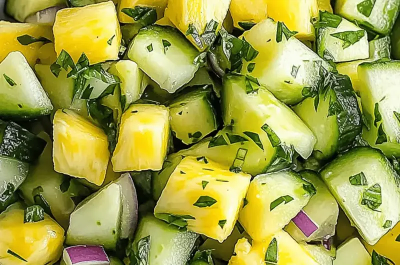 Pineapple Cucumber Salad