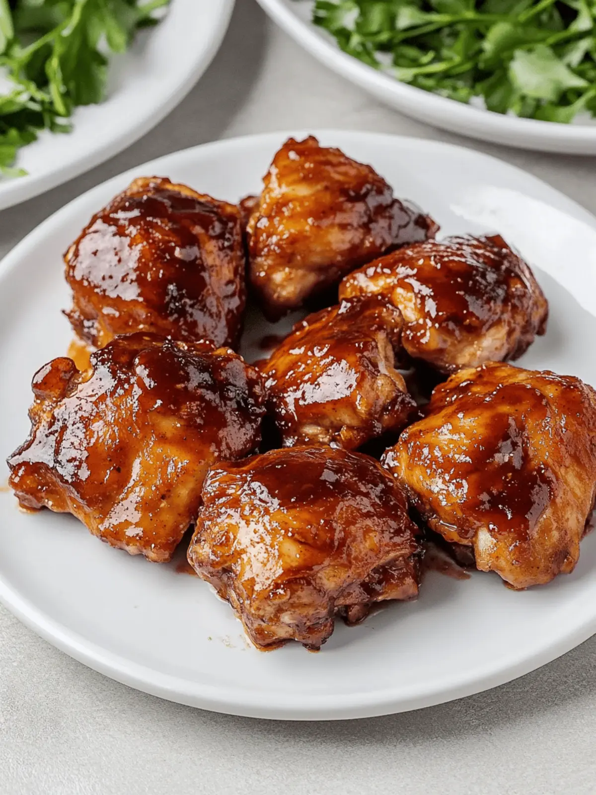 Air Fryer BBQ Chicken Thighs