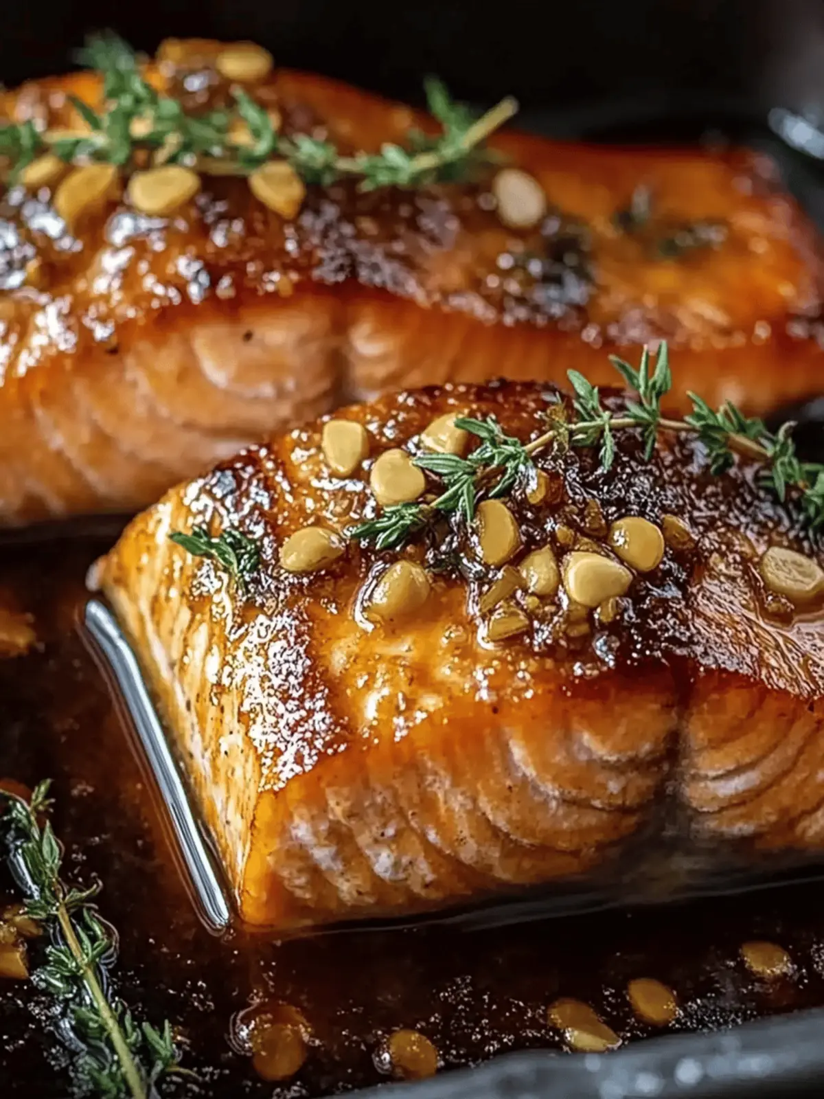 Sweet and Savory Salmon with Brown Sugar Garlic Glaze