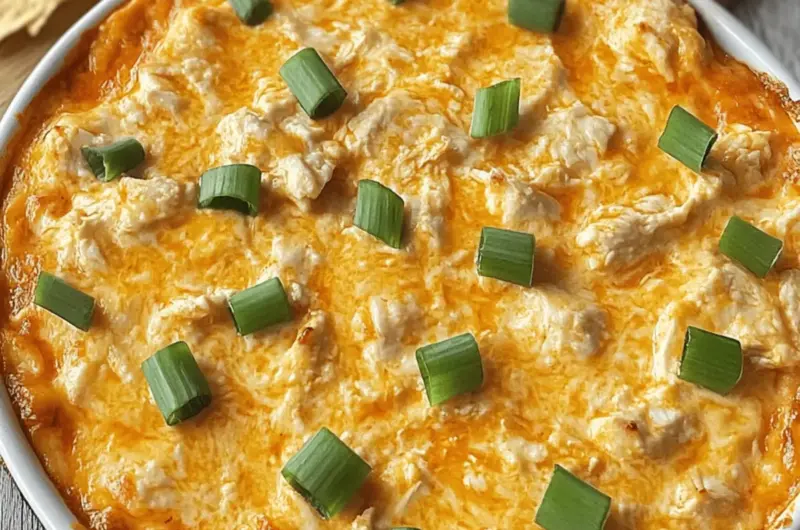 Buffalo Ranch Chicken Dip