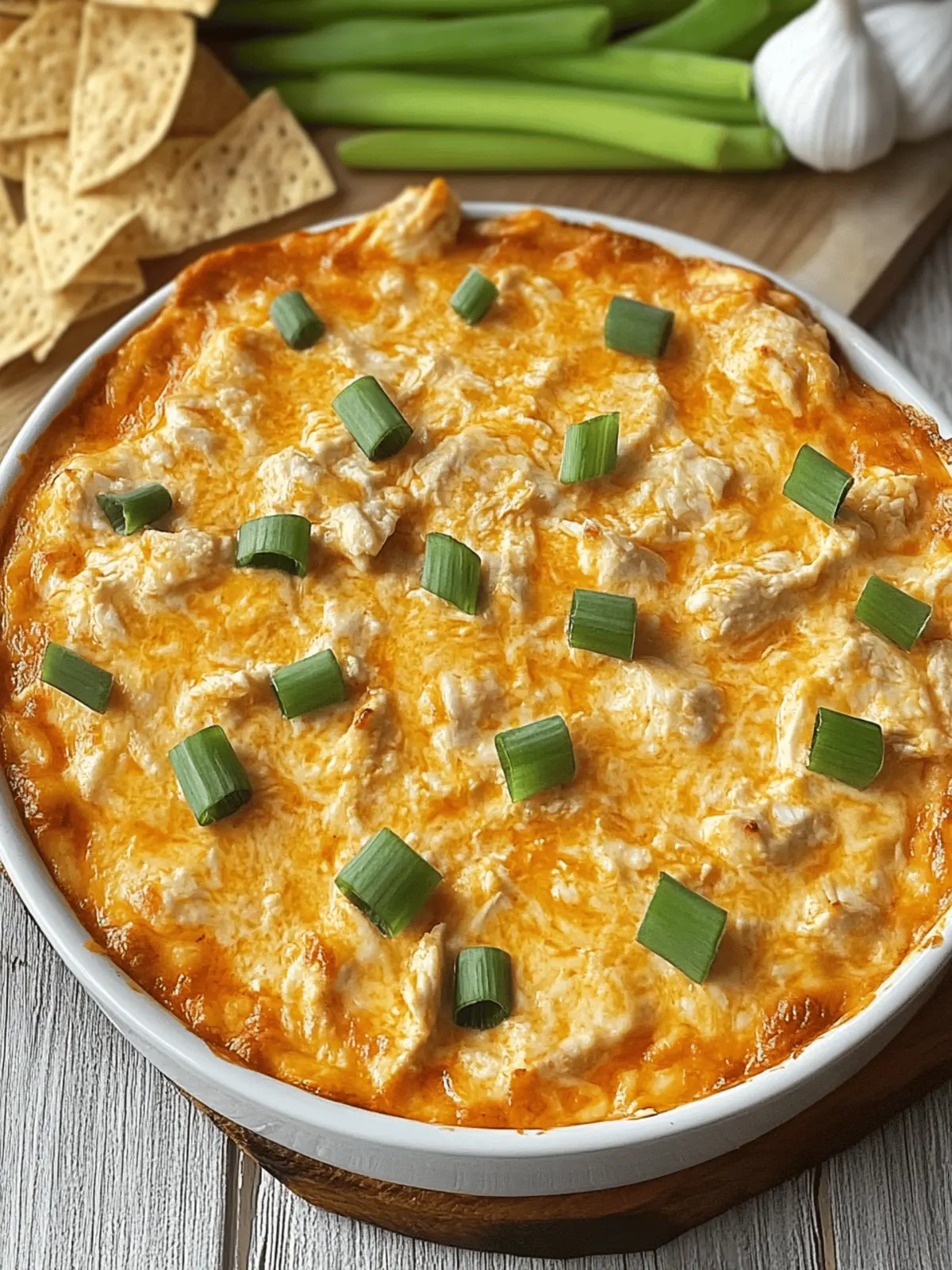 Buffalo Ranch Chicken Dip