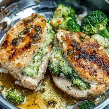 Broccoli Stuffed Chicken Breast