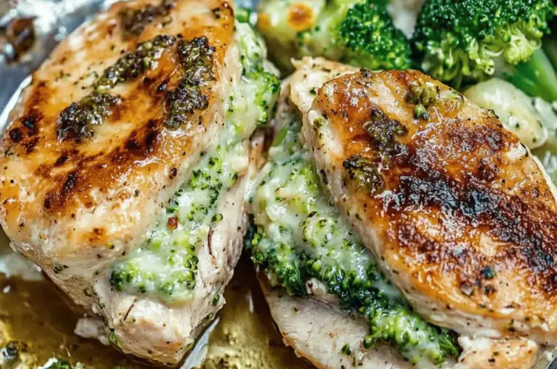 Broccoli Stuffed Chicken Breast