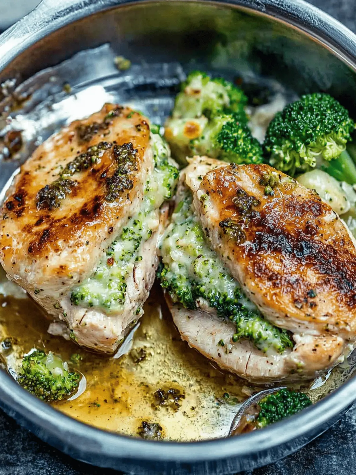 Broccoli Stuffed Chicken Breast