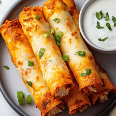 Buffalo Chicken Taquitos