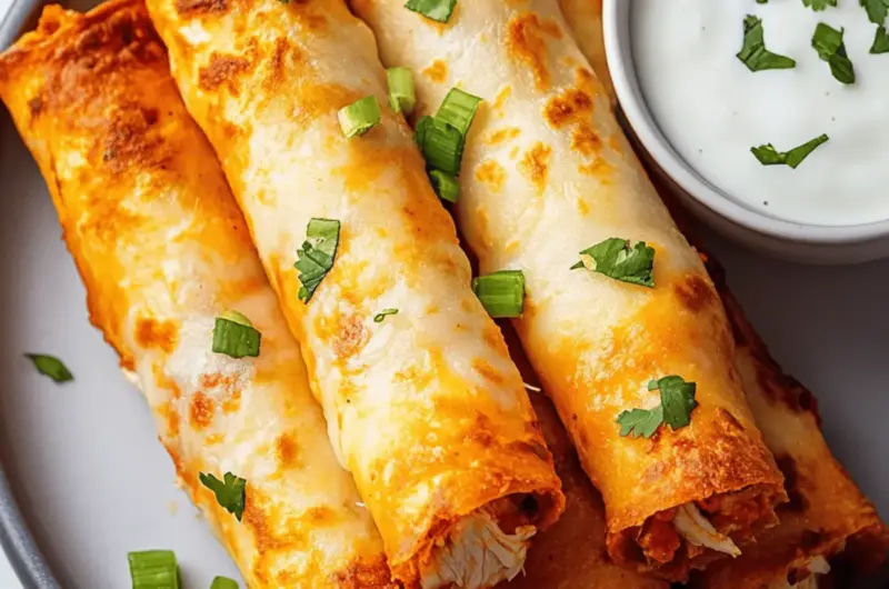 Buffalo Chicken Taquitos