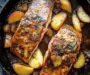 Bourbon Peach Roasted Salmon: A Flavorful Summer Delight