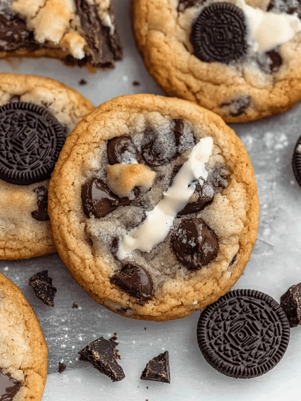Oreo Chocolate chip Cookies