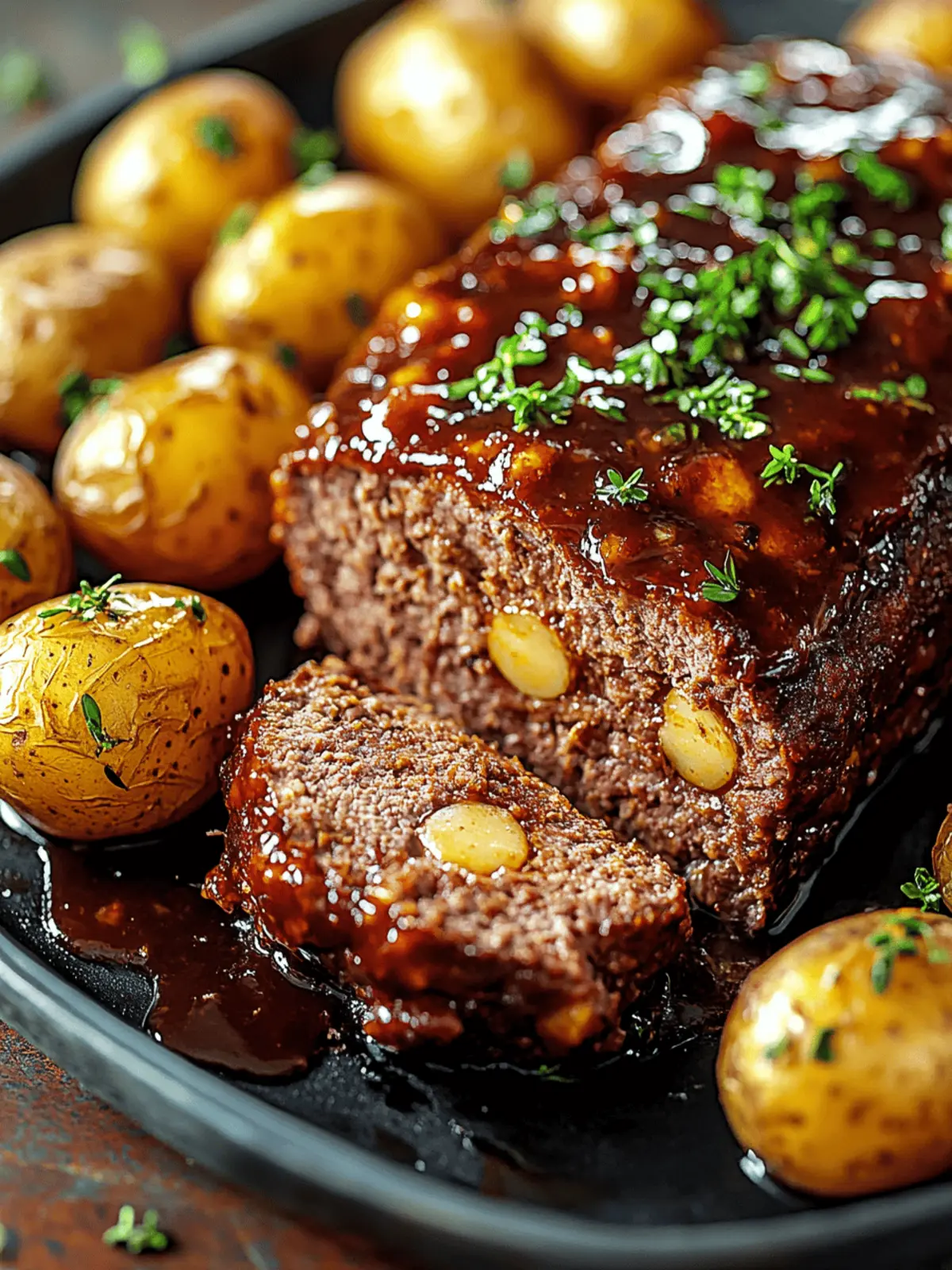 Meatloaf and Potatoes