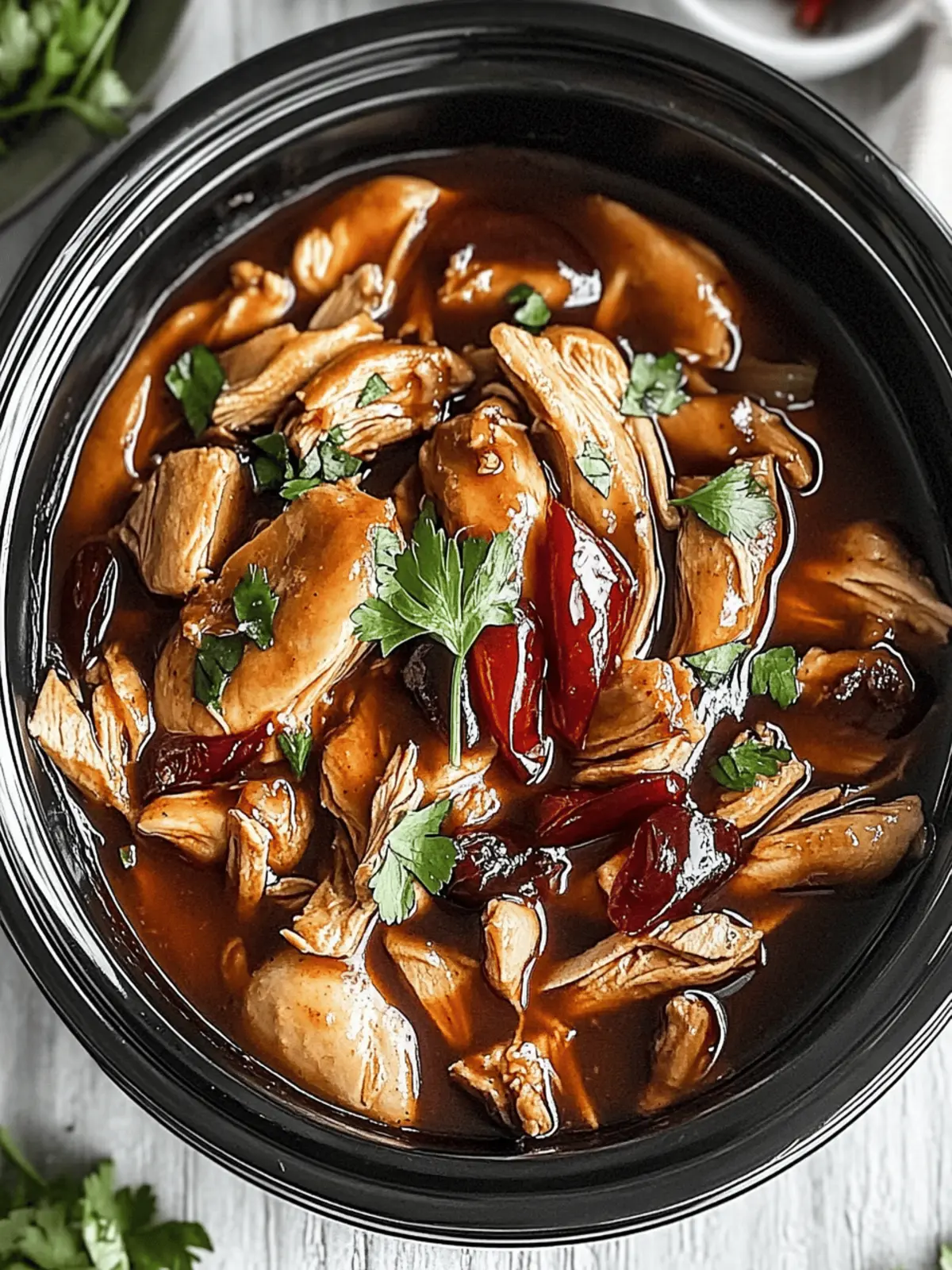 Crock Pot Bourbon Chicken