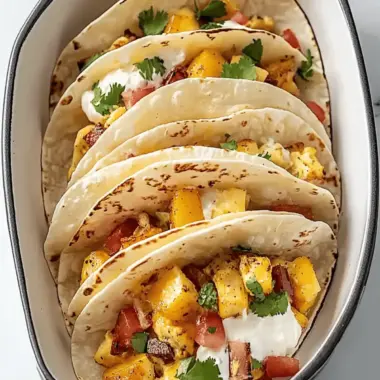 Baked Breakfast Tacos