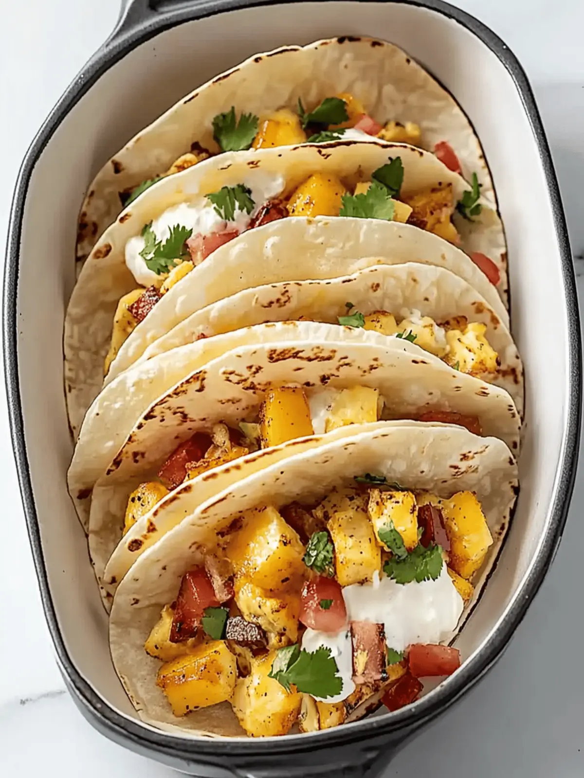 Baked Breakfast Tacos