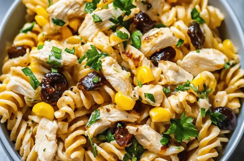 BBQ Chicken Pasta Salad