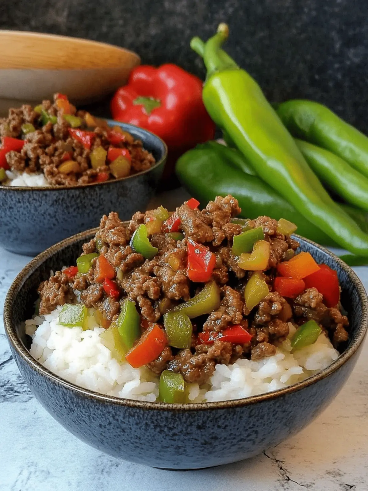 Savory Beef and Pepper Rice Bowls for Quick, Flavorful Dinners