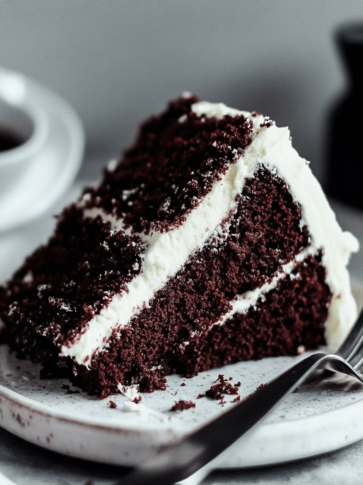 Moist Chocolate Cake with Cream Cheese Frosting Recipe
