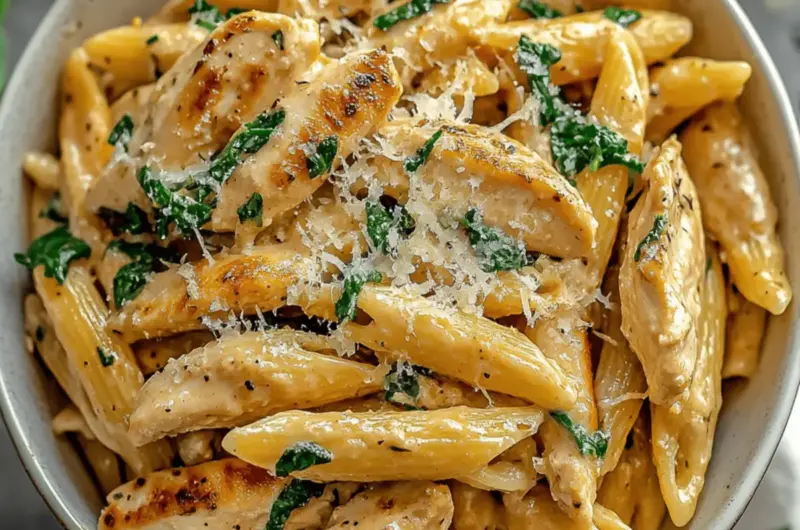 Garlic Parmesan Chicken Pasta