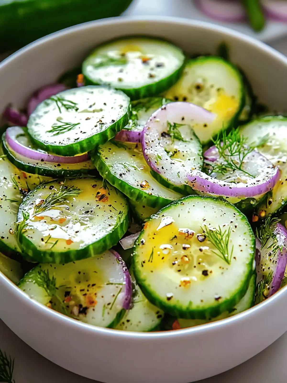 Refreshing Cucumber Salad: A Quick and Healthy Delight