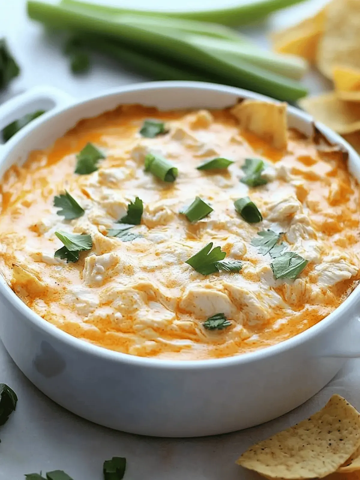 Crockpot Creamy Buffalo Chicken Dip