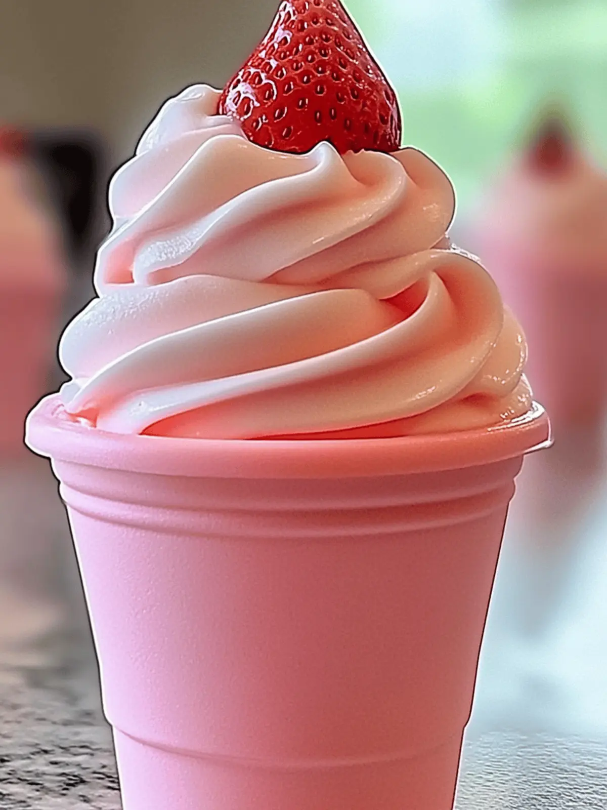Creamy Strawberry Dole Whip: Your Vegan Summer Treat