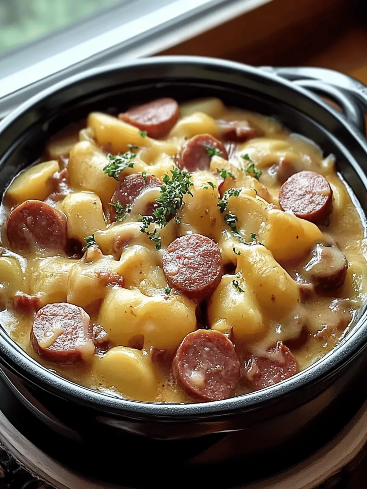 Cheesy Potatoes and Kielbasa: Simple Comfort in Every Bite