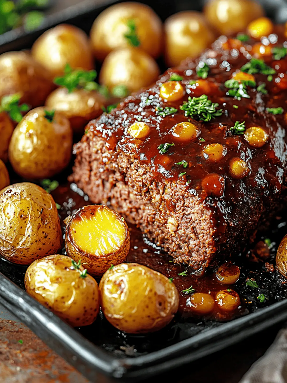 Meatloaf and Potatoes