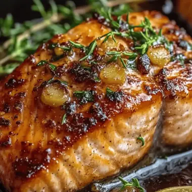 Salmon with Brown Sugar