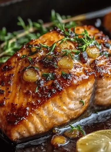Salmon with Brown Sugar