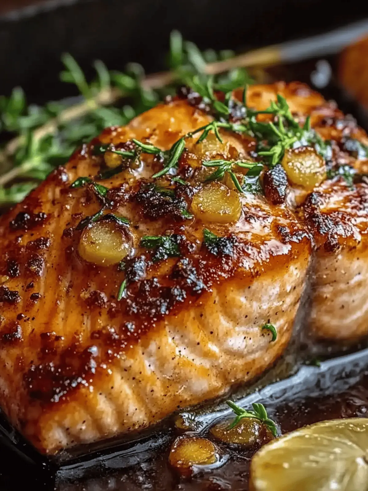 Salmon with Brown Sugar