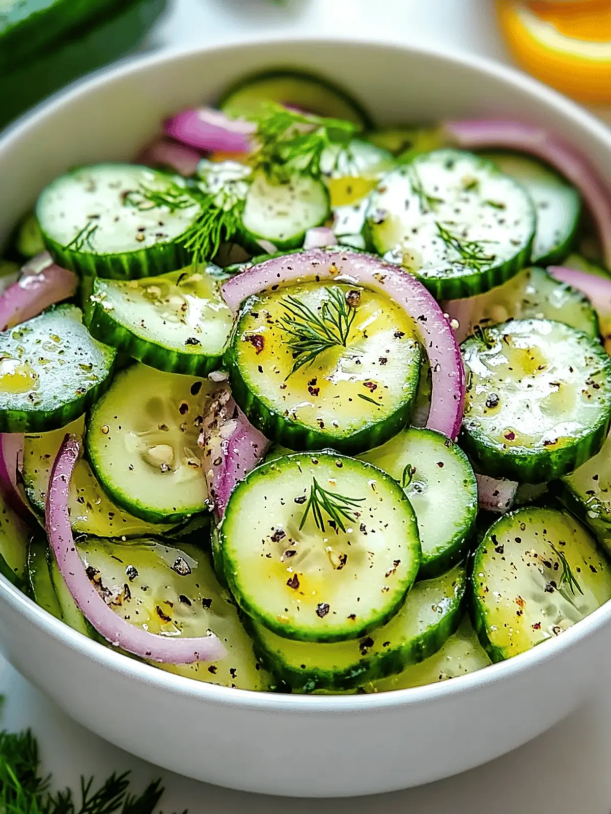 Refreshing Cucumber Salad: A Quick and Healthy Delight