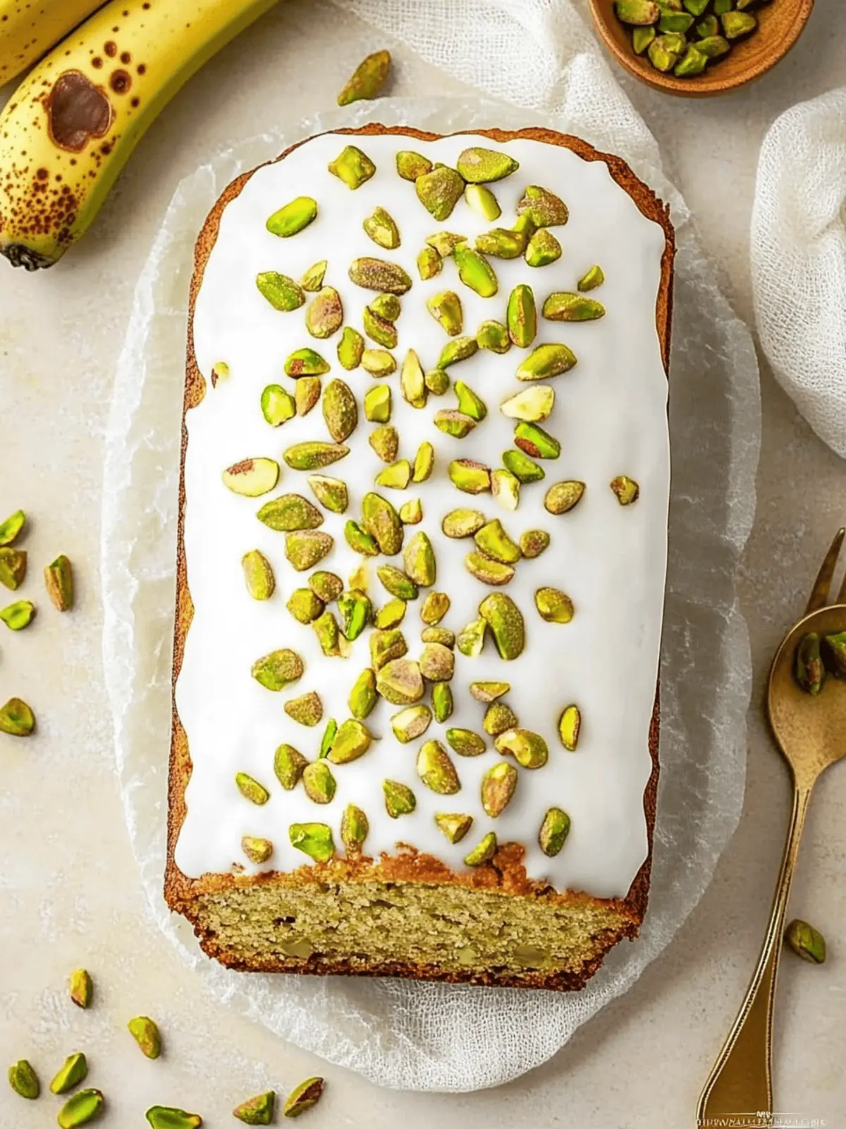 Pistachio Banana Bread