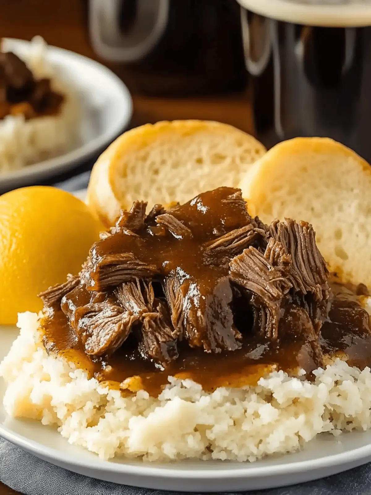 Savor the Comfort: Slow Cooker Beef Manhattan Recipe
