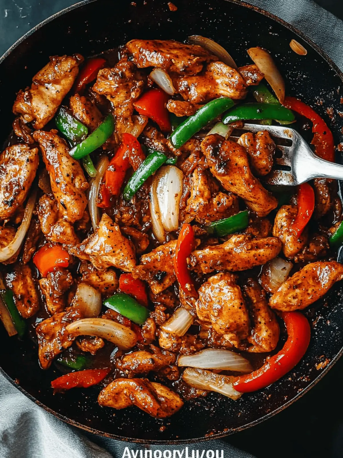 Savor Black Pepper Chicken: Speedy One-Pot Delight!