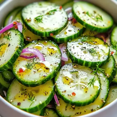 Easy Cucumber Salad