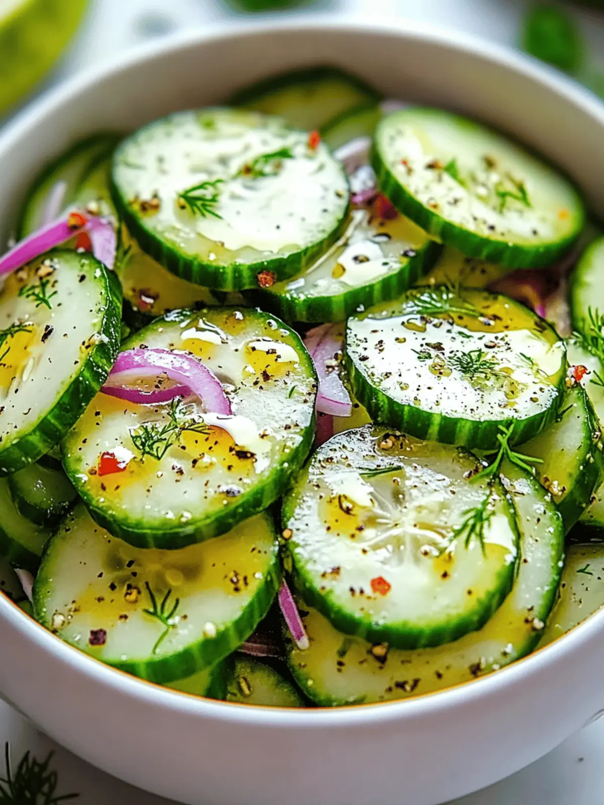 Easy Cucumber Salad