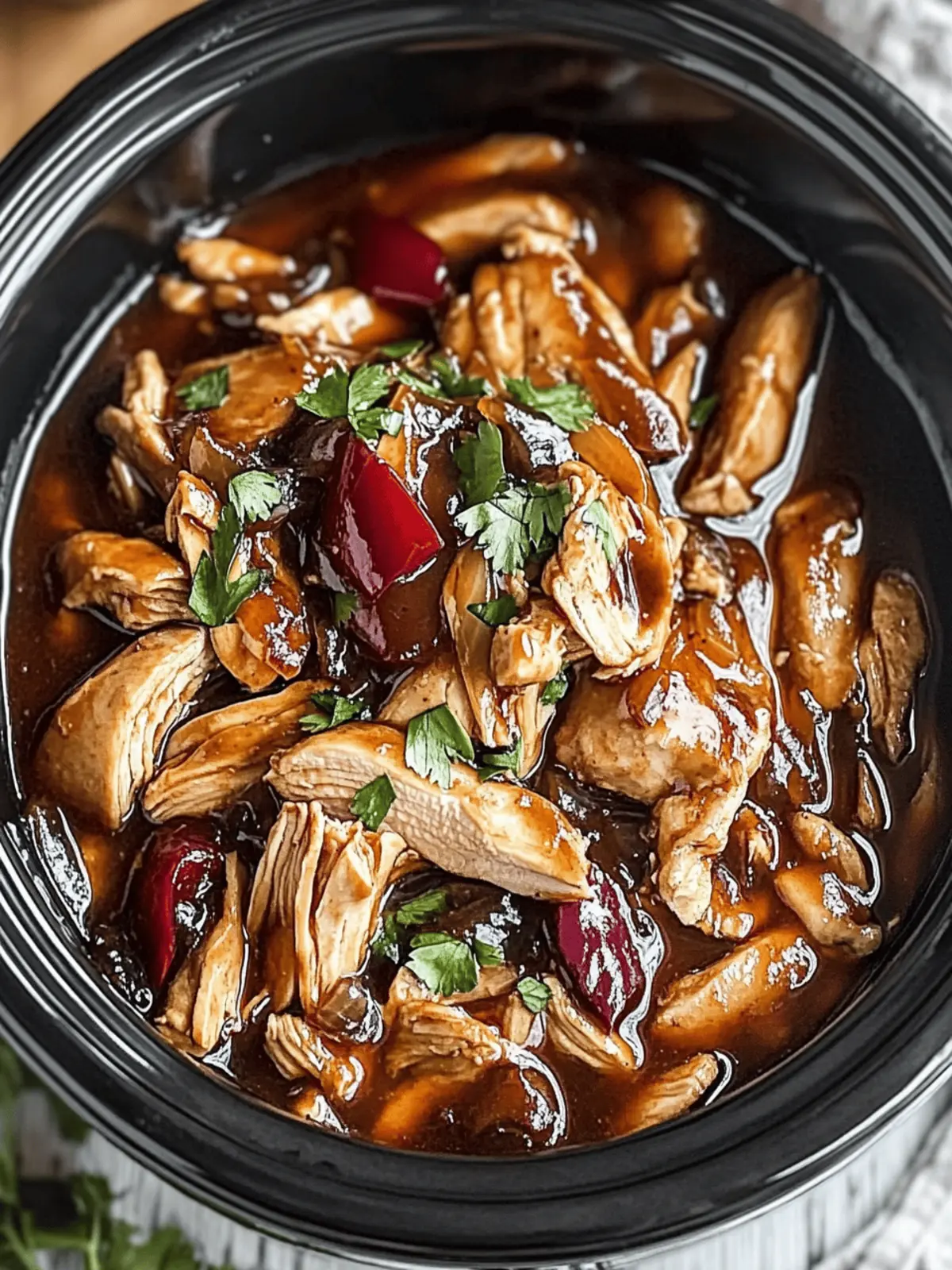 Crock Pot Bourbon Chicken