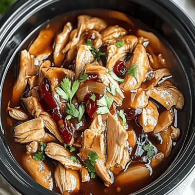 Crock Pot Bourbon Chicken