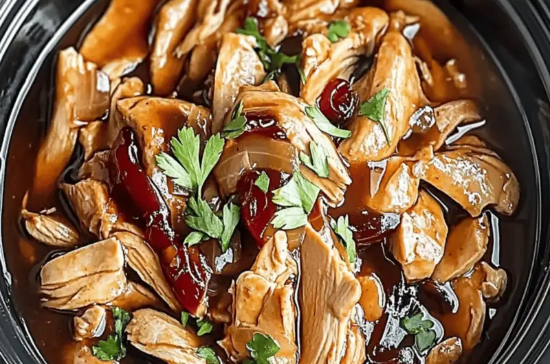 Crock Pot Bourbon Chicken