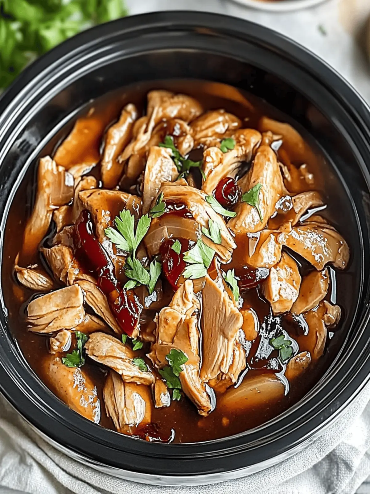 Crock Pot Bourbon Chicken