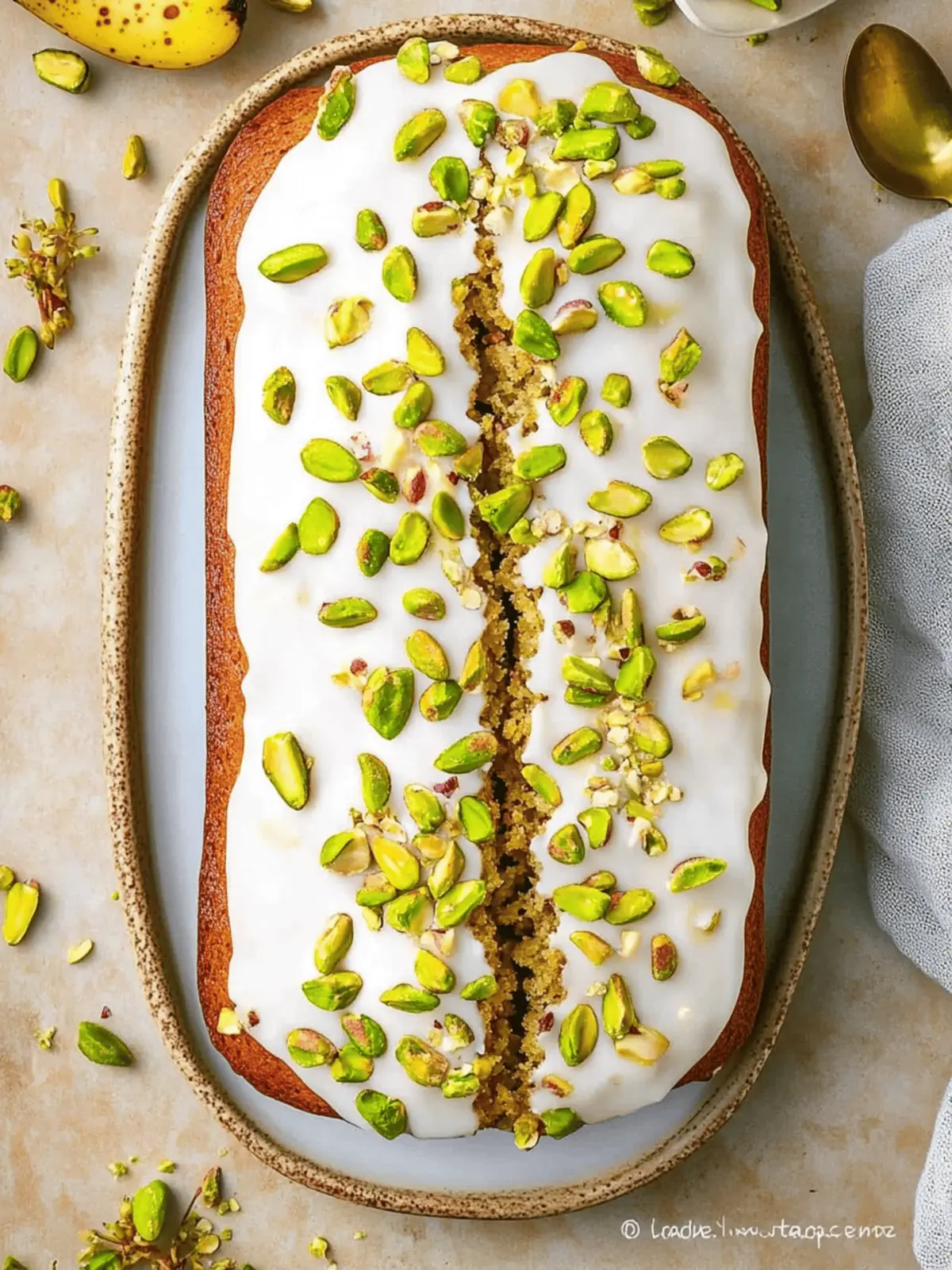 Pistachio Banana Bread