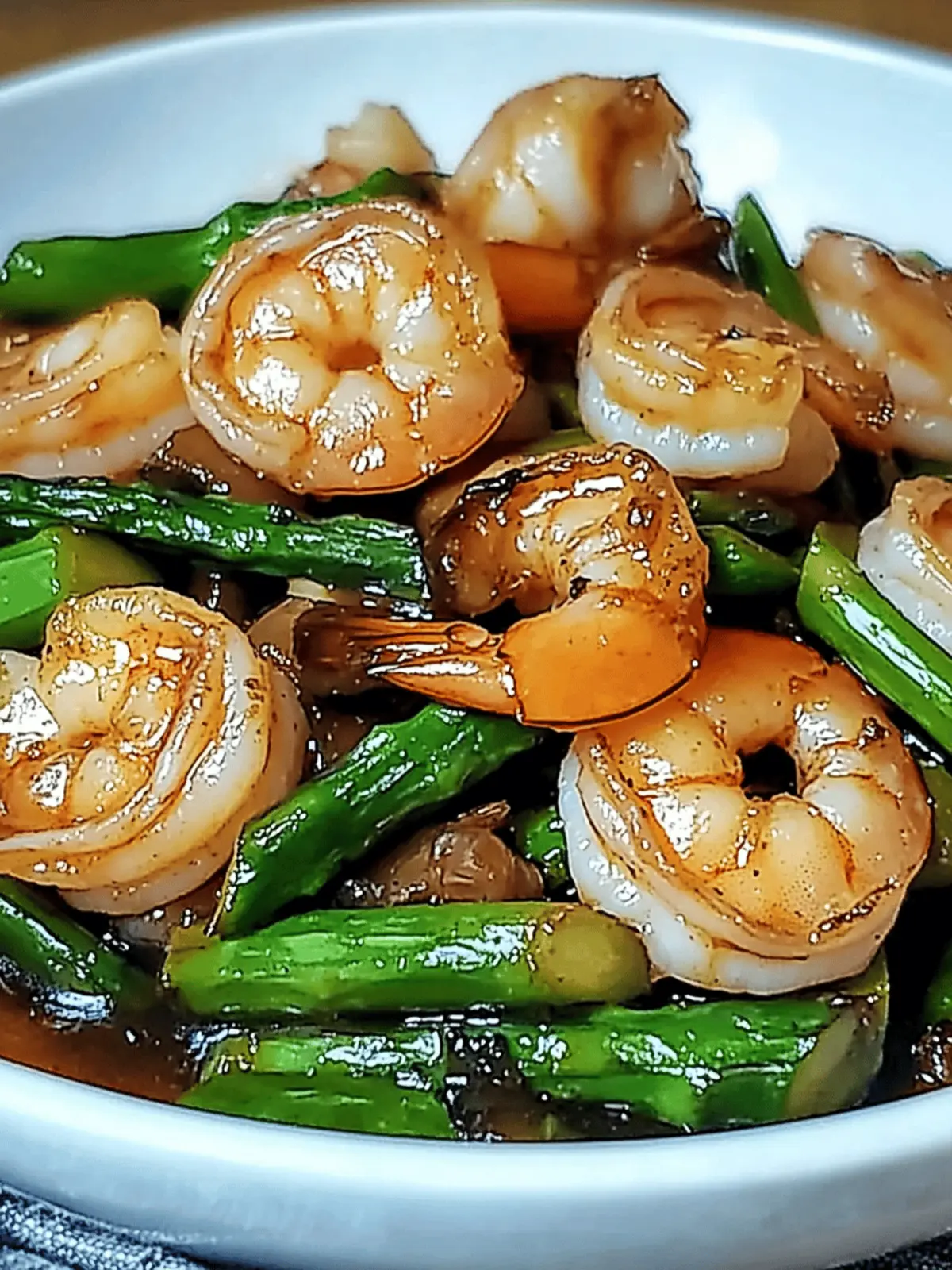 Shrimp and Asparagus Stir-Fry