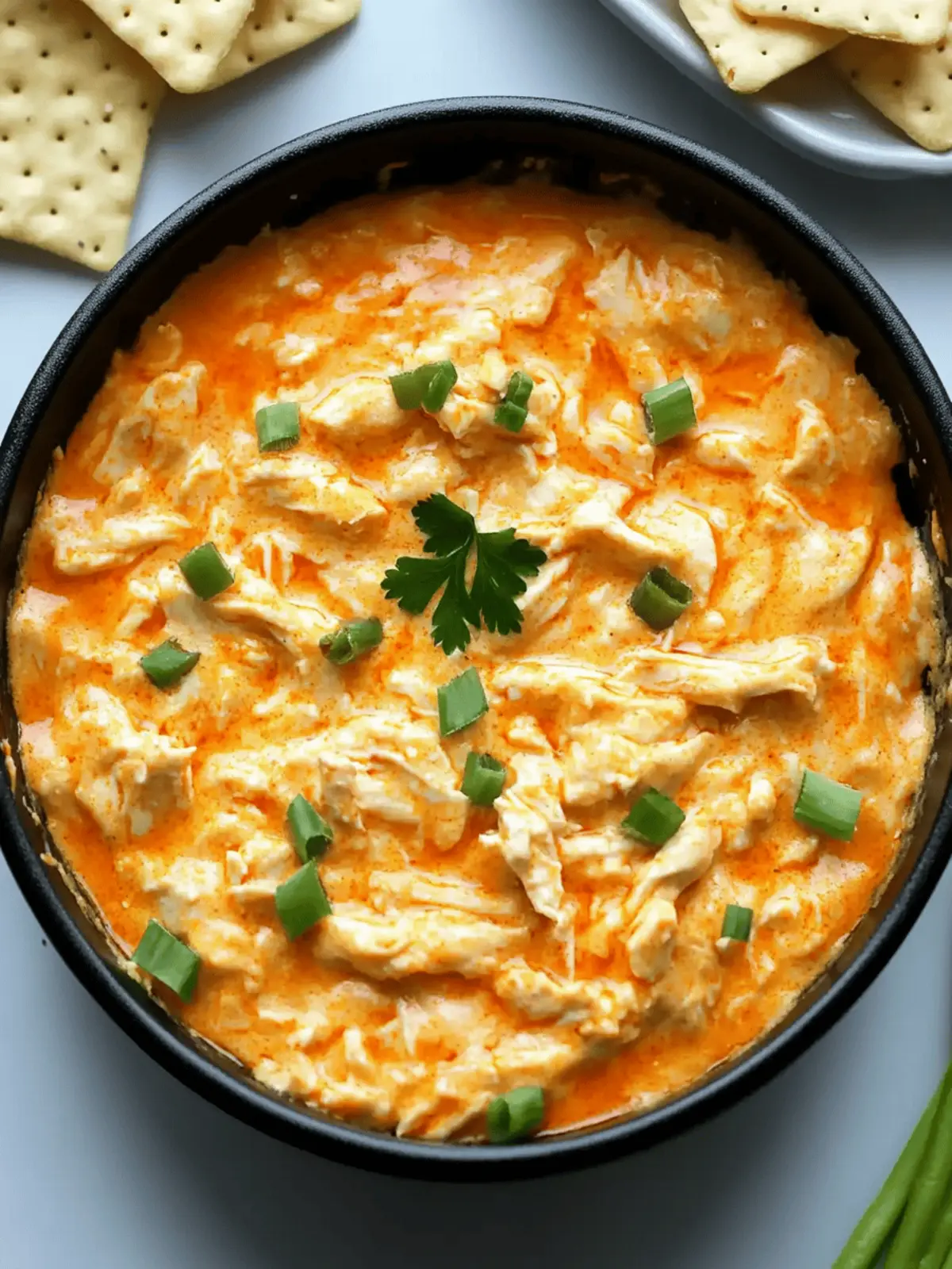 Stovetop Buffalo Chicken Dip