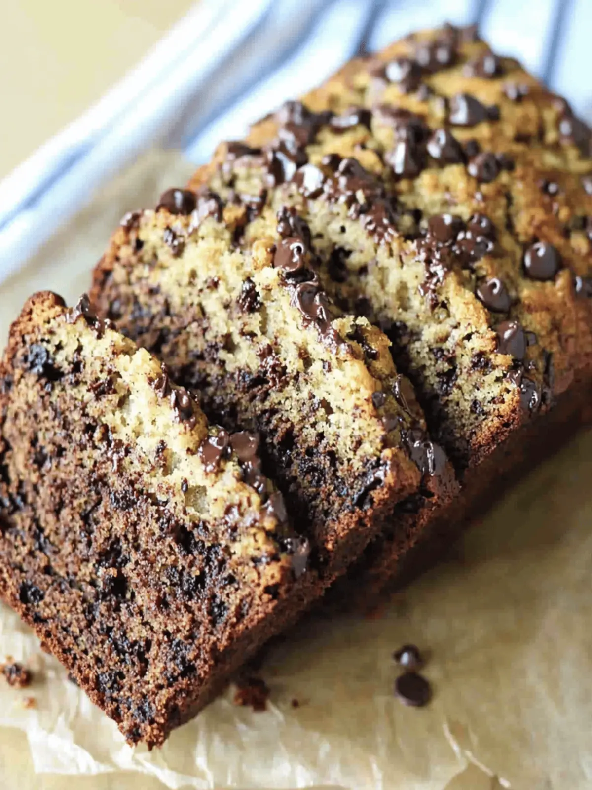 Mouthwatering Chocolate Chip Banana Bread that Stays Moist